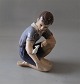 Dahl Jensen 
1270 Boy with 
mouse (DJ) 13 
cm 1st. Marked 
with the Royal 
Crown and DJ 
Copenhagen. ...