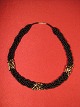 Necklace with 
pearls blood 
stone and 
gilded 
kugler.længde: 
59 cm.
 perfect 
condition
