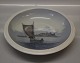 Royal 
Copenhagen 
2141-3606 RC 
Bowl 26.5 x 5 
cm Decorated 
with sailship 
outside 
Kronborg In 
mint ...