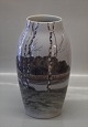 Bing and 
Grondahl B&G 
545-5243 Vase 
Birch Trees 
Landscape 25 cm 
Marked with the 
three Royal ...