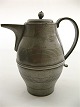 Pewter coffee 
pot from 1877   
H. 16 cm.