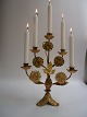 1 pair of 
5-armed church 
candlesticks 
with floral 
decorations. 
France approx. 
1920. 
36 cm. ...