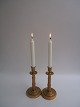 1 pair of 
fire-gilt 
candlesticks, 
France approx. 
1880. 10.5 cm. 
high.