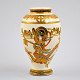 Satsuma vase 
earthenware, c. 
1900, 
polychrome 
decoration with 
gold decoration 
in the form of 
...
