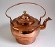 Large Danish 
copper water 
kettle with 
handle and 
spout, 19th 
century. Stamp 
on handle 
almost ...