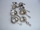 Tea strainer in 
silver, Denmark 
approx. 
1880-1920.
Prices from 
550-775DKK.