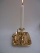 Candlestick in 
brass with 
snuffer and 
scissor, 
England approx. 
1860.