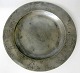 Pewter plate, 
master 
Robinson, 
Dublin, 1720 - 
1759. Ireland. 
Stamped with 
master mark and 
the ...