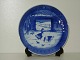Royal 
Copenhagen 
Christmas Plate 
from 1969, 
Geese in 
Snow-covered 
Courtyard.
Factory first, 
...