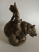 Royal 
Copenhagen Knud 
Kyhn Stoneware 
Figurine of 
Faun and Bear 
No 21233. 
Measures 43cm 
and is in ...