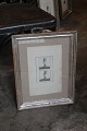 Antique silver 
frame 
with 1800 
Century print 
of old bust.
32x41,5cm