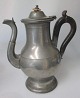 Coffee pot, 
1862, Germany, 
master: 
Riechen. Round 
foot, smooth 
body. With 
handle and 
wooden lid ...