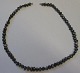 Ole 
Lyngg&aring;rd 
necklace with 
genuine black 
pearls, 20th 
century. 
Denmark. 
Varying sizes. 
L ...