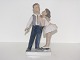Lyngby 
figurine, 
dancing couple.
Decoration 
number 93.
Factory first.
Height 22.0 
...