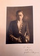 Photograph of 
Yoshitomo 
Tokugawa 1911 - 
1992), Japan, 
with 
dedication. 
Photograph done 
by a ...