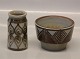 Bornholm 
Denmark Art 
Pottery Vase 
and Bowl
L.Hjorth 
Denmark R8 
Small bowl 6.5 
x 10 cm
L.Hjorth ...