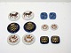 Royal 
Copenhagen.
Small pins 
with Royal 
Crowns and 
animals.
Factory first.
Measures 1.5 
...