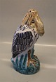 Bird figurine 
of earthenware 
/ stoneware 
pelican 
decorated in 
polychrome 
colours, Unique 
Piece ...