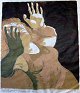 Tegtmeier, Kurt 
(1950 -) 
Denmark: 
Composition 
with woman. 
Coloured 
woodcuts. 
Signed .: Kurt 
...