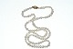 Pearl necklace 
with gold lock, 
14 Carat
Stamp: J.Ka, 
585
Size 70 cm.
Beautiful and 
well ...