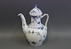 Royal 
Copenhagen blue 
fluted half 
lace 
coffeepot/vase 
no. 518. The 
coffeepot was 
made in 1966 
...