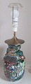 Chinese table 
lamp porcelain, 
20th century. 
Polychrome 
decoration with 
palace scenes 
and ...