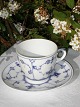 Royal 
Copenhagen 
porcelain. 
Royal 
Copenhagen Blue 
fluted plain, 
cup & saucer 
nr. 80. Fine 
...