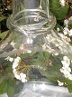 Decanter glass. 
Height 19 cms. 
Fine condition.