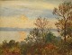 Fischer, August 
(1854 - 1921) 
Denmark: 
Landscape, 
Mols. Oil on 
canvas. Signed: 
Aug. Fischer, 
...