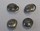 4 west buttons 
in silver with 
royal king 
crown. Denmark. 
Dia .: 1.5 cm. 
Unstamped.
Provenance .: 
...