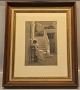 Peter Ilsted 
Etching Not in 
O/S Girl Sewing 
in an Italian 
Villa 
(Mezzotint in 
colors, c. 1928 
...