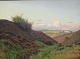 Drews, Kai 
(1884 - 1964) 
Denmark. 
Landscape. 
Vulstrup at 
Sæby. Oil on 
canvas. Signed 
.: K. Drews ...