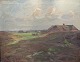 Holbak, Niels 
(1884 - 1954) 
Denmark: Farms, 
West Jutland. 
Oil on canvas. 
Signed: N. 
Holbak. 50 x 
...