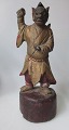 Chinese devil 
figure in wood, 
19th century. 
Partly painted 
and gilded. H 
.: 22.5 cm.