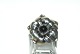 Georg Jensen, 
Flower ring 
with Black 
Agate # 562A
Design: 
Regitze 
Overgaard
stamp; 562A, 
...