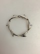 Bent Knudsen 
Sterling Silver 
Sharkfin 
Bracelet. 
Measures 17 cm 
long and 1.5 cm 
wide / 6 11/16 
...