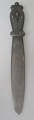 Paper knife in 
tin, c. 1920, 
Denmark. Art 
deco. Stamped 
.: M Tin Moll, 
Danish Work. L 
.: 25 ...