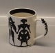 1 pcs in stock 
traces of age 
and use
H-2 Mug 9.5 
cm. White 
Silhuettes by 
H. C. Andersen 
...