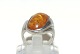 Silver ring 
with amber, 
Sterling silver
Stamp: 925, 
TSD
Silversmith: 
TS-Design, 
Torben ...