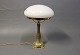 Tablelamp in 
brass with 
beautifully 
decorated foot 
and White glass 
dome. The lamp 
is in Art ...