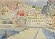 Winsløv Lasse 
Nielsen (1911 - 
2006) Denmark: 
The port of 
Amalfi. 
Watercolor. 
Signed .: Lasse 
...