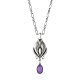Georg Jensen 
Heritage 
Pendant of the 
Year 2012 with 
Amethyst.
Sterling 
Silver 925 S.
45 cm. ...