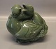 Royal 
Copenhagen 
Stoneware 
3108-1 RC Duck 
and Stoat 20 x 
21 cm  Knud 
Kyhn Celadon. 
In nice and ...