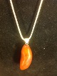 Silver chain 
with a piece of 
amber.
925s
Length of 
amber piece 4,2 
cm, Diameter: 
16 mm.
Chain ...
