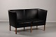 Børge Mogensen 
(1914-1972)
Sofa no 2214
with original 
black leather
Length 152 cm
Depth ...