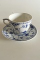 Royal 
Copenhagen Blue 
Flute Half Lace 
Coffee Cup and 
Saucer No 756. 
Measures Cup: 
6.3 cm / 2 ...