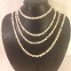 Genuine pearl 
necklace.
freshwater 
pearls
Length: 180 
cm.
Thickness: ca. 
...