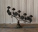 Gorgeous 
antique French 
church 
candelabra, 
decorated with 
flowers  and 
can hold 9 ...