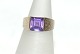 Gold ring with 
Amethyst, 14 
Carat
Stamp: 585, 
GIFA
Size: 55 / 
17.51 mm.
None or almost 
...