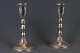 Silver 
candlesticks, 
Sterling, h: 17 
cm
